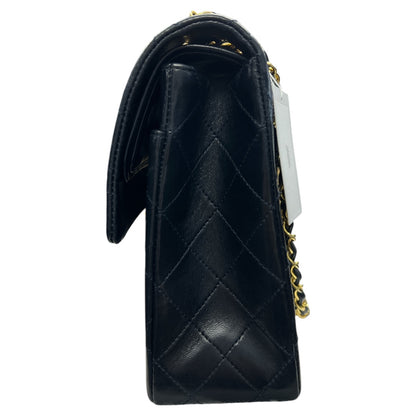 CHANEL Matelassé Double Flap Chain Shoulder Bag CH2085