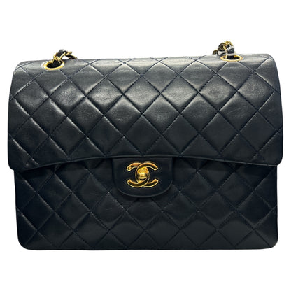 CHANEL Matelassé Double Flap Chain Shoulder Bag CH2085