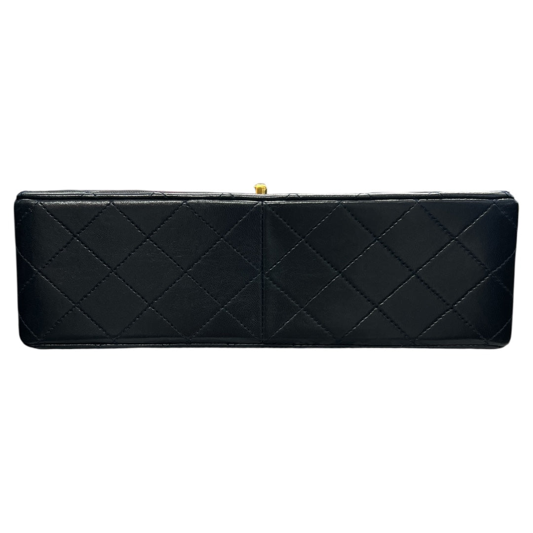 CHANEL Matelassé Double Flap Chain Shoulder Bag CH2085