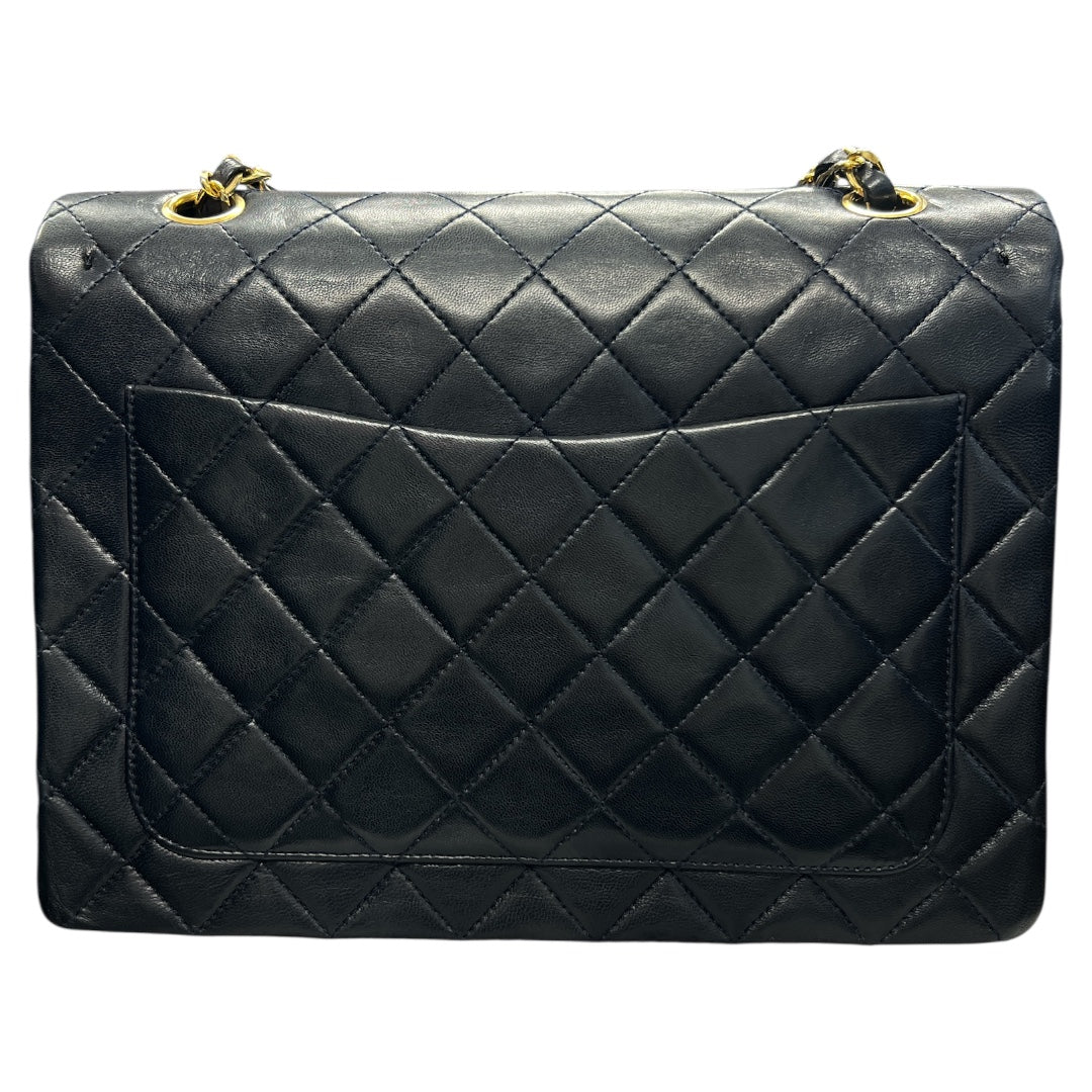 CHANEL Matelassé Double Flap Chain Shoulder Bag CH2085