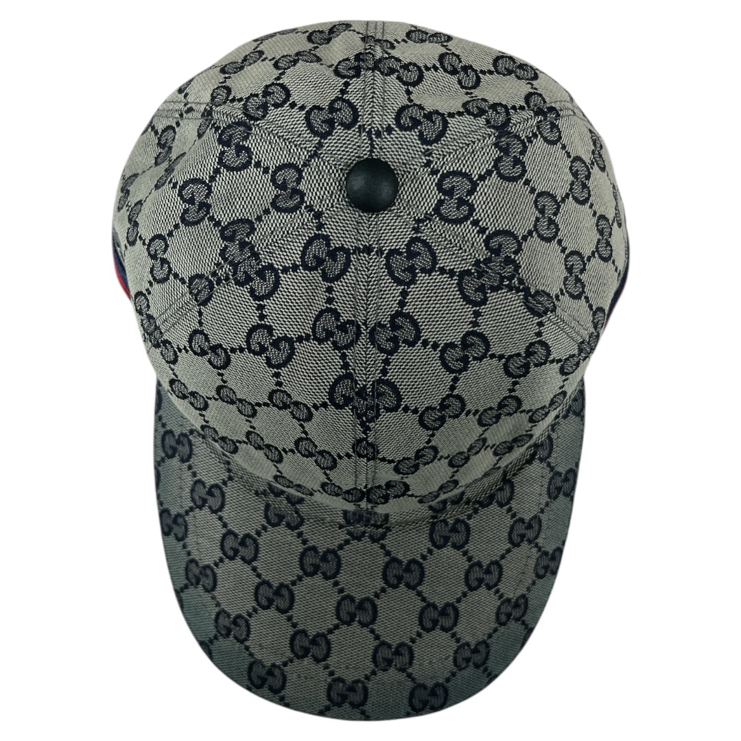 GUCCI GG Supreme Web Stripe Baseball Cap GU559