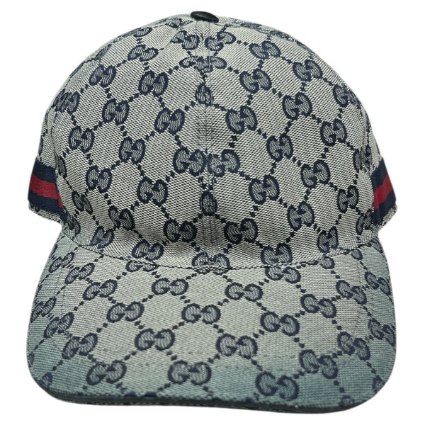 GUCCI GG Supreme Web Stripe Baseball Cap GU559