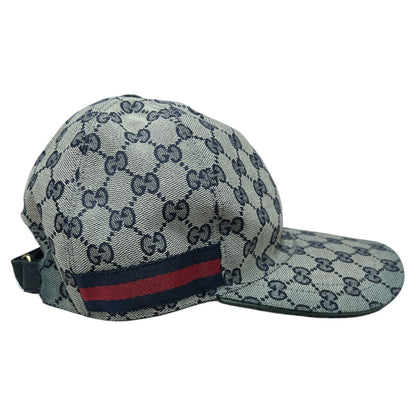 GUCCI GG Supreme Web Stripe Baseball Cap GU559