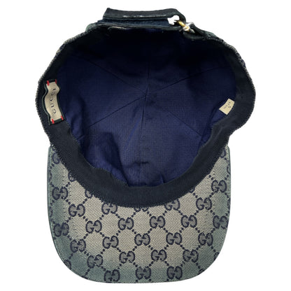 GUCCI GG Supreme Web Stripe Baseball Cap GU559