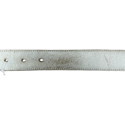 HERMES Constance H Buckle Leather Belt Black Gold HE432