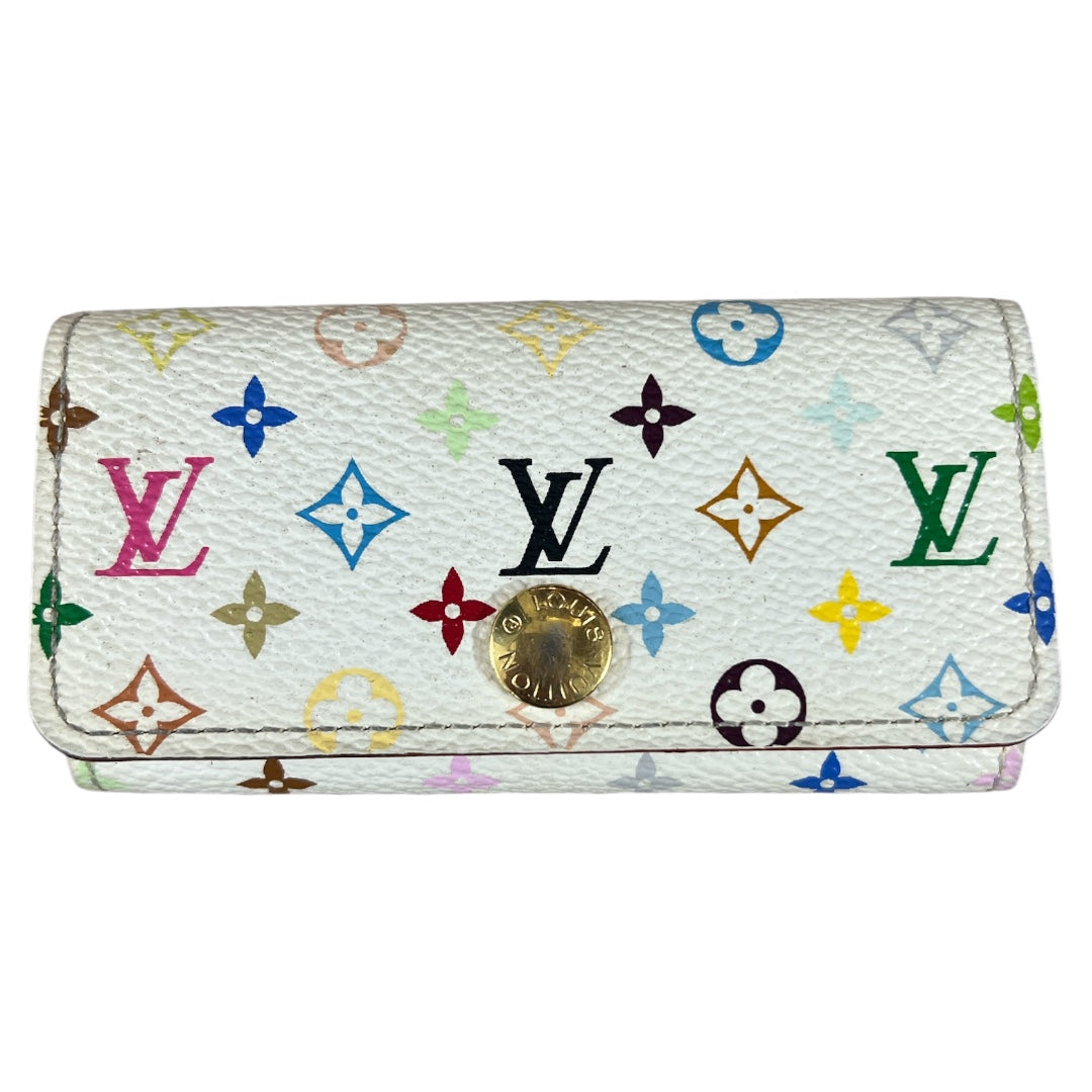LOUIS VUITTON Monogram Multicolor Key Case White LO2179