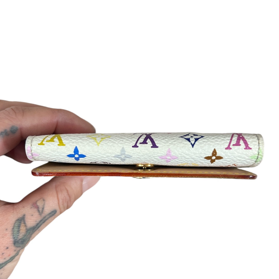 LOUIS VUITTON Monogram Multicolor Key Case White LO2179