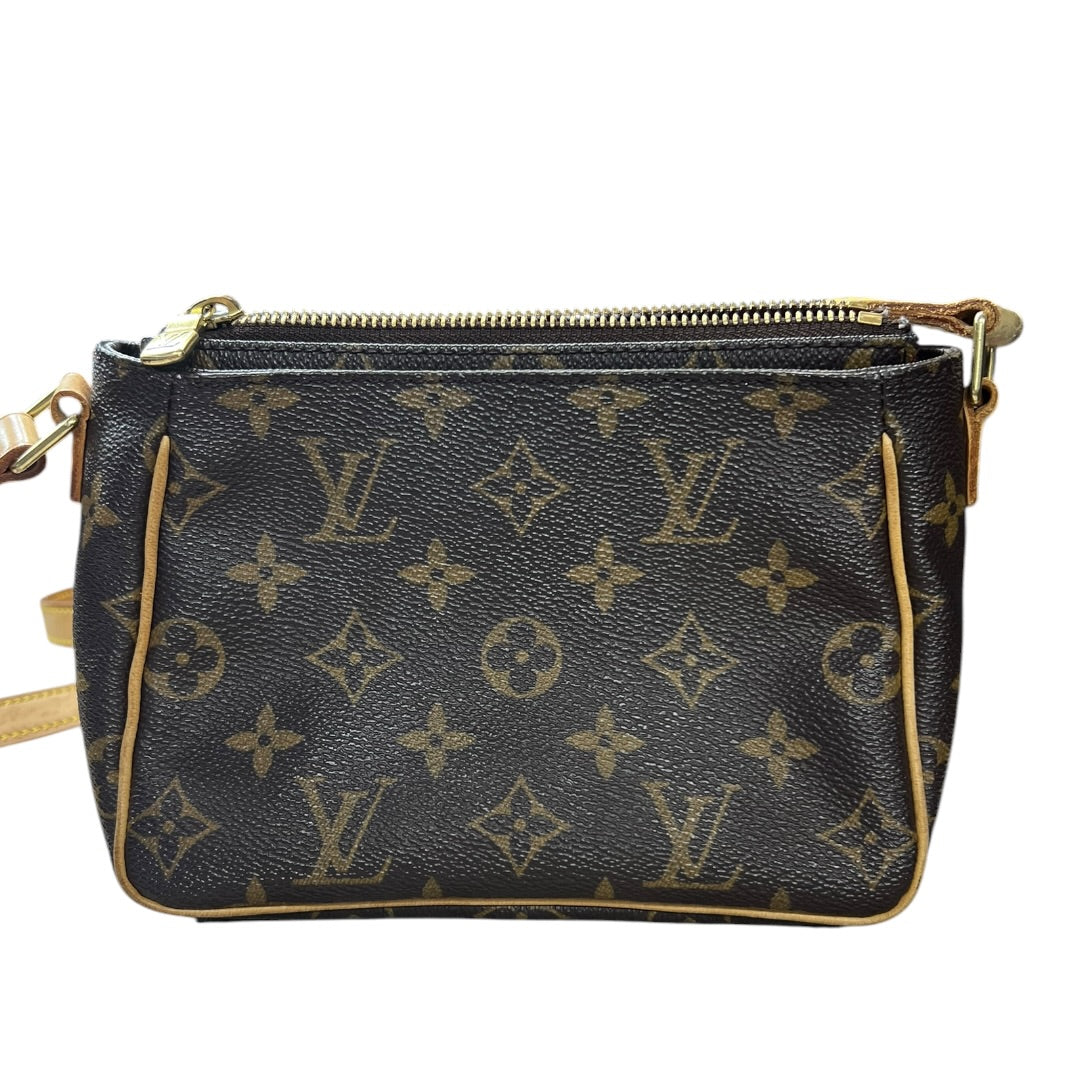 LOUIS VUITTON Monogram Viva Cite PM Shoulder Bag Crossbody Brown Canvas LO2233