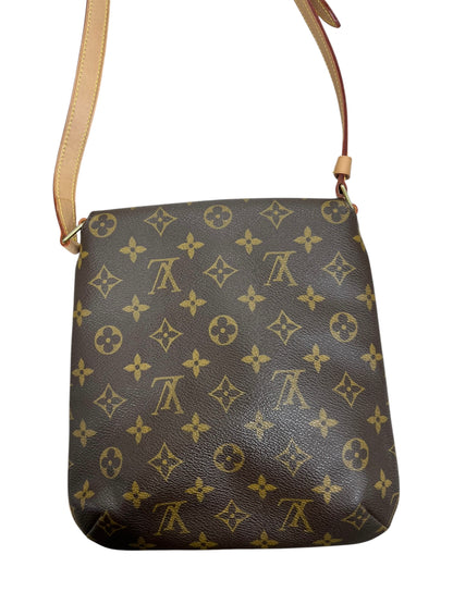 LOUIS VUITTON Monogram Musette Salsa Shoulder Bag Crossbody Brown Canvas LO2241