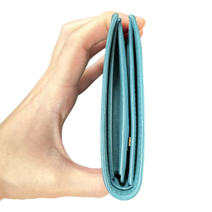 Authentic Celine Bicolor Leather Flap Long Wallet CE251
