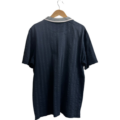 Authentic Burberry Golf Horse Logo Polo Shirt Navy BU830